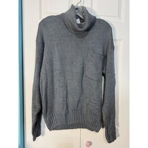 Silk For Lazinger Women's Sweater 100% Silk Grey Size 2